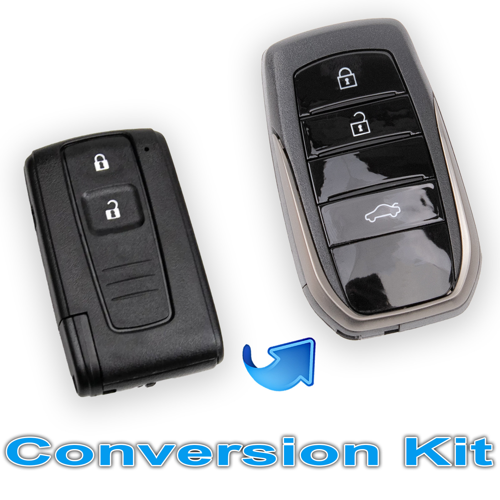 Κιτ μετατροπής κλειδιού για Toyota Prius Corolla με 3 κουμπιά - Aftermarket