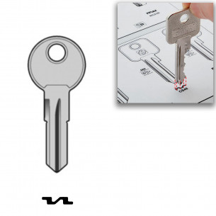 2x cheie de rezervă pentru Portbagajul de acoperiș 89001-89200 001-200