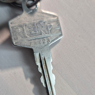 2x Renz Clé pour Boîte aux Lettres Code ER001-ER500