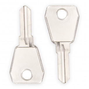 2x Key for Eurolocks AL-KO Allux Post Boxes and Office Furniture 6601-7100