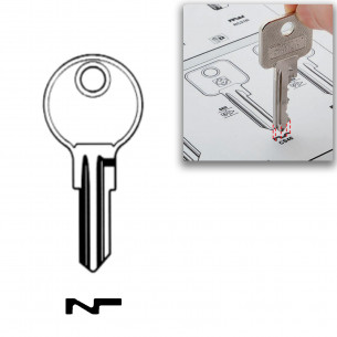 2x Key for TriMark Truck Locks Codes TH1-TH25