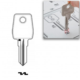 2x Renz Eurolocks postafiók kulcs 2001-4000, B0001-B1000, C0001-C1000