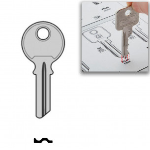 2x Schlüssel für GHE DLP Presta Fiat Laporte Iveco Autos