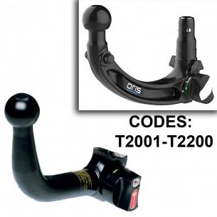 2x Bosal AHK key for Towbar Codes: T2001 - T2200