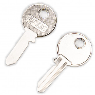 2x Union West Alloy Keys for Caravans and Garages Handles Classic Cars