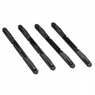 4x Roof Bar Cover Replacement Cap Rails for Opel Astra H Zafira B - Aftermarket