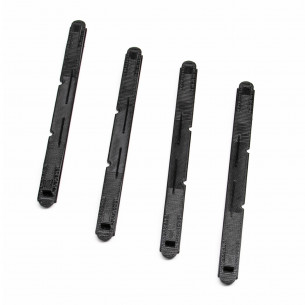 4x Roof Bar Cover Replacement Cap Rails for Opel Astra H Zafira B - Aftermarket