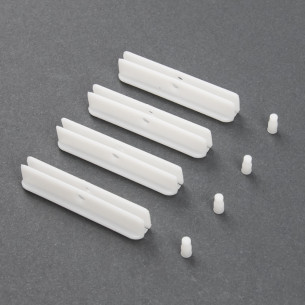 4x Window Guide Rail For Fiat Alfa Romeo - Aftermarket