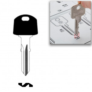 Abus Schlüssel für Fahrradschlösser Serie Z71, Z72 x2