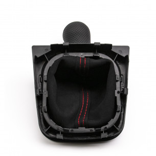 Alcantara Leather Gear Knob Shift Boot 5 Speed For VW - Aftermarket