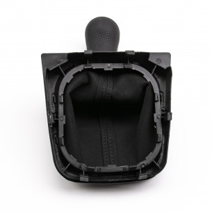 Alcantara Leather Gear Knob Shift Boot 6 Speed For VW - Aftermarket