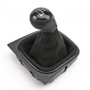 Alcantara Leather Gear Knob Shift Boot For VW - Aftermarket