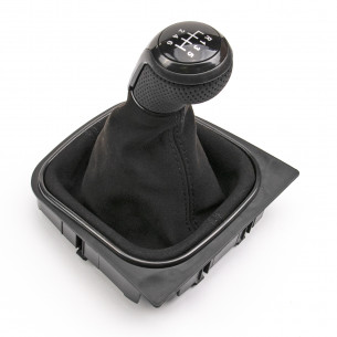 Alcantara Leather Gear Knob Shift Boot For VW - Aftermarket