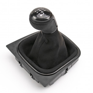 Alcantara Leather Gear Knob Shift Boot For VW - Aftermarket