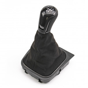 Alcantara Leather Gear Knob Shift Boot For VW - Aftermarket