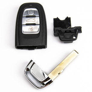 Remote Key Case for Audi A6 Q5 Q7 8T0959754 With 3 Buttons - Aftermarket