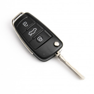 Key Cover for Audi A6 Q3 Q7 With 3 Buttons - Aftermarket