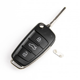Key Cover for Audi A6 Q3 Q7 With 3 Buttons - Aftermarket