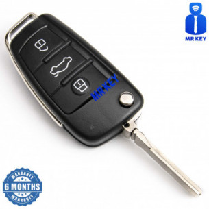 Key Cover for Audi A6 Q3 Q7 With 3 Buttons - Aftermarket