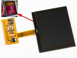 Audi LCD Anzeige für Armaturenbrett Tachometer - Aftermarket