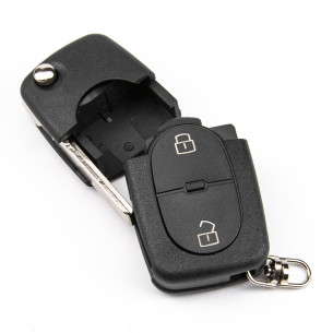 Remote Flip Key for Audi A3 A4 A6 4D0837231R 433MHz - Aftermarket