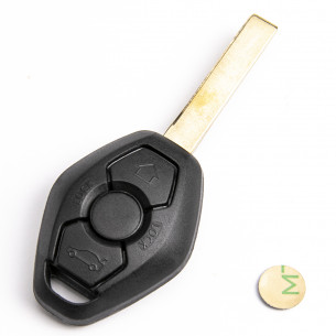 Key Shell for BMW 3 5 6 X3 X5 Z4 With 3 Buttons - Aftermarket