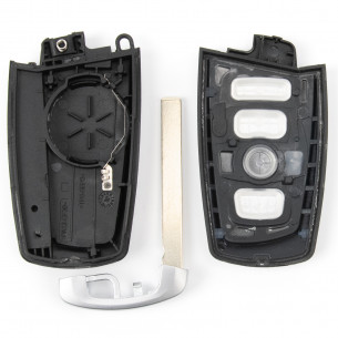 Key Case for BMW 1 3 5 7 X1 X3 X5 with 4 Buttons - Aftermarket