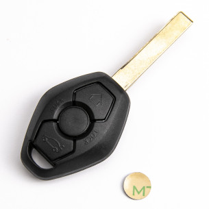 Car Key for BMW 3 5 X3 X5 Z4 66126955747 433Mhz ID44 PCF7935 - Aftermarket