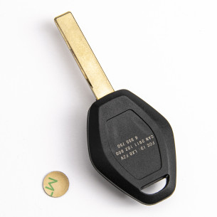 Car Key for BMW 3 5 X3 X5 Z4 66126955747 433Mhz ID44 PCF7935 - Aftermarket