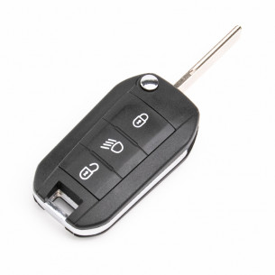 Peugeot Citroen Car Key Shell With 3 Buttons - Aftermarket
