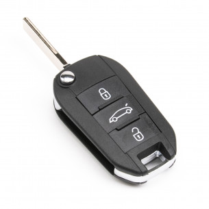 Peugeot Citroen Opel Key Shell With 3 Buttons for - Aftermarket
