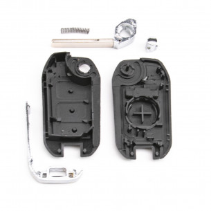 Peugeot Citroen Car Key Shell With 3 Buttons - Aftermarket