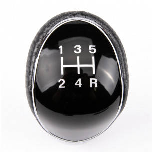 Carbon Leather Gear Shift Stick Knob 5-Speed For Ford - Aftermarket