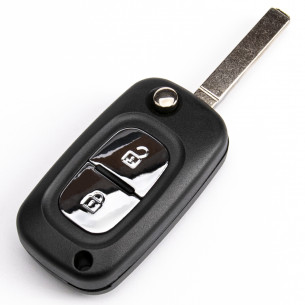 Renault Carcasa Cheie Cu 2 Butoane - Aftermarket