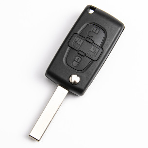Peugeot Carcasă Cheie Cu 4 Butoane - Aftermarket