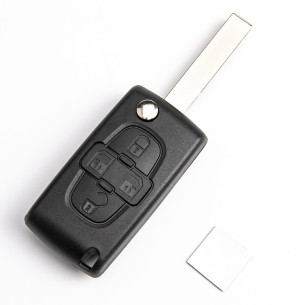Peugeot Carcasă Cheie Cu 4 Butoane - Aftermarket