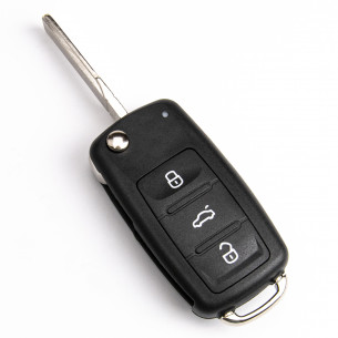VW Carcasă de cheie cu 3 butoane - Aftermarket