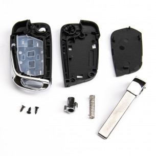 Peugeot Chiave Kit Conversione con 2 Pulsanti - Aftermarket