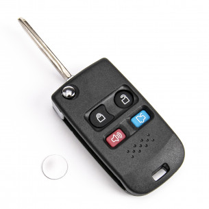 Ford Chiave Kit di Conversione con 4 Pulsanti - Aftermarket