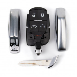 Chrysler Dodge Jeep Fiat Key Conversion Kit With 5 Buttons - Aftermarket