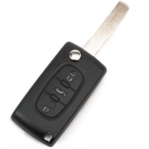 Citroen Telecomando Chiave 433Mhz FSK 0523 ID46 PCF7941 - Aftermarket