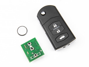Mazda Clé Télécommande GSIF-67-5RYA 433Mhz 4D63 - Aftermarket