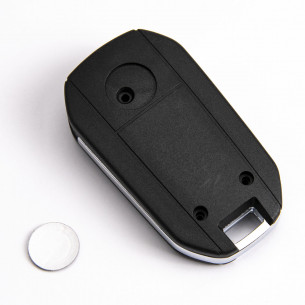 Coque clé Kit De Conversion pour Opel avec 2 boutons