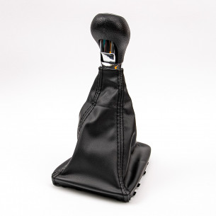 Cuero Palanca De Cambio Perilla para Opel Astra J 6 Velocidad