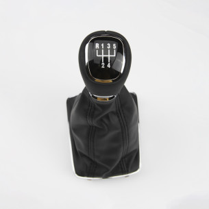 Cuir Levier De Vitesse Pommeau Pour Skoda - Aftermarket