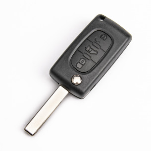 Fiat Citroen Peugeot Key Cover With 3 Buttons - Aftermarket