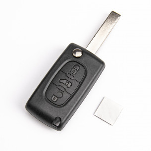 Fiat Citroen Peugeot Key Cover With 3 Buttons - Aftermarket