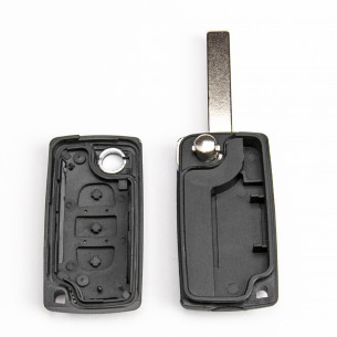 Fiat Citroen Peugeot Key Cover With 3 Buttons - Aftermarket