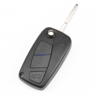 Fiat Key Case With 3 Buttons - Aftermarket