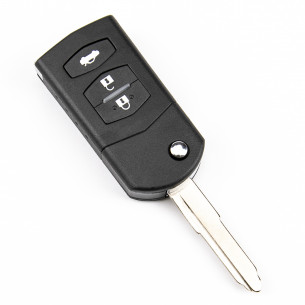 Mazda Key Shell With 3 Buttons - Aftermarket